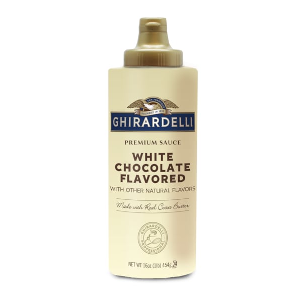 Ghirardelli White Chocolate Sauce 16 oz., PK12 41264 - main